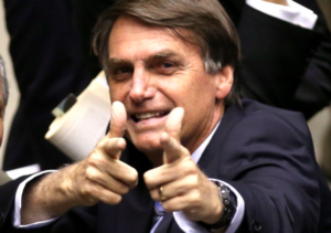 Bolsonaro Finger Guns
